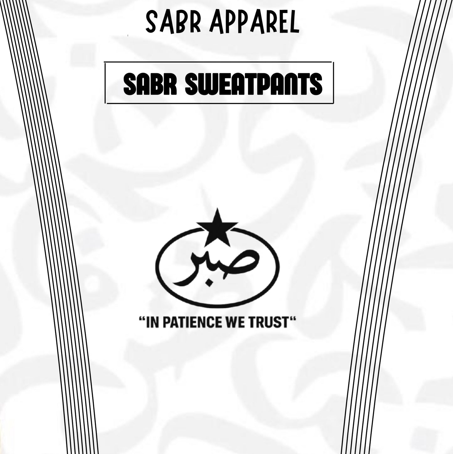 Black “Sabr” Sweatpants